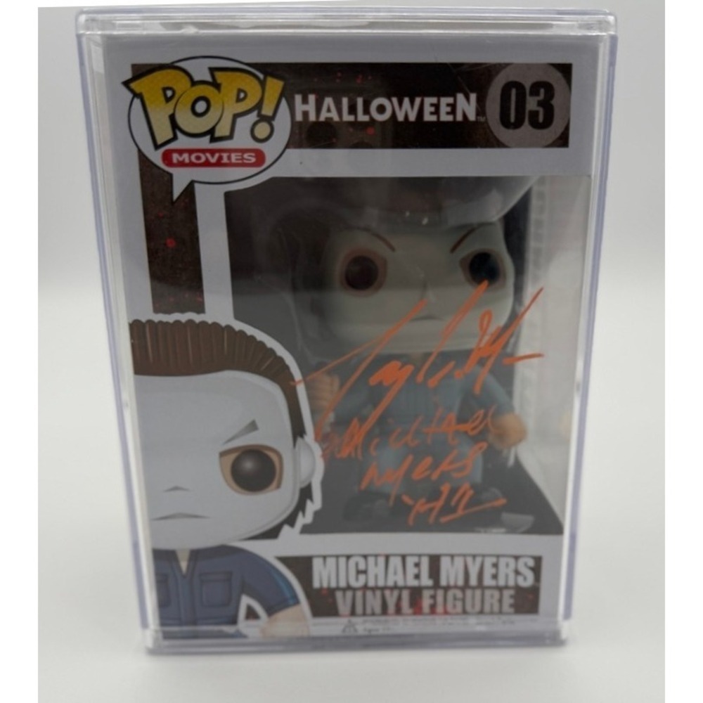 Michael Myers Funko Pop! Movies Halloween 03 Autographed‎ Legends Authenticated